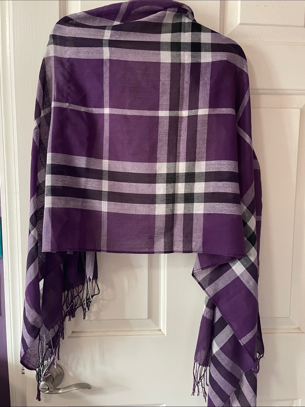 PASHMINA PLAID WRAP